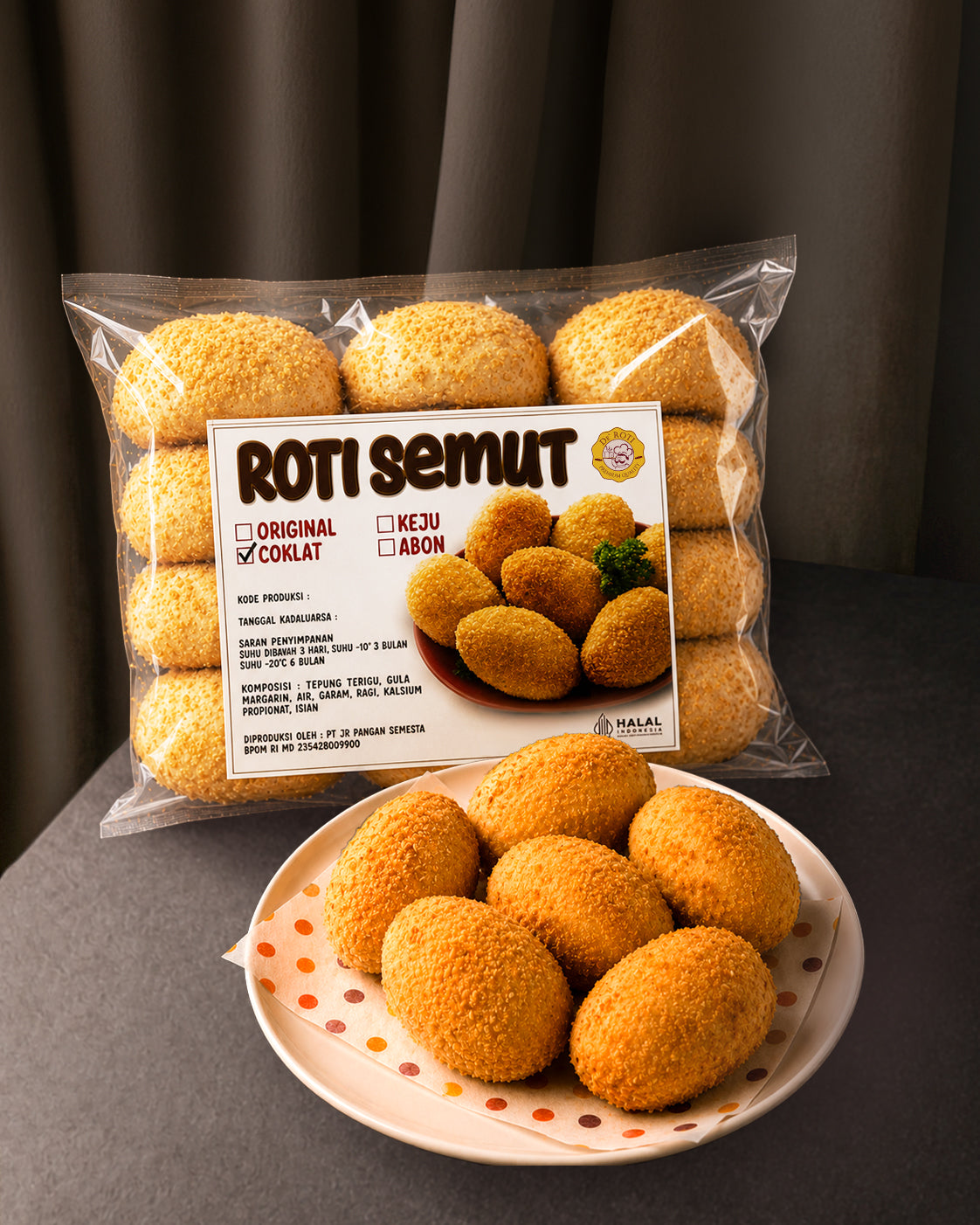 DE ROTI - ROTI GORENG SEMUT ISI 10