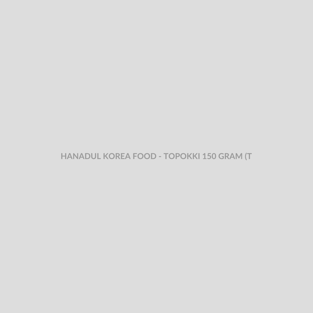 HANADUL KOREA FOOD - TOPOKKI 150 GRAM (Topokki / Topoki / Tteokbokki korea + Saus Gochujang Halal 150gr / Rice Cake)