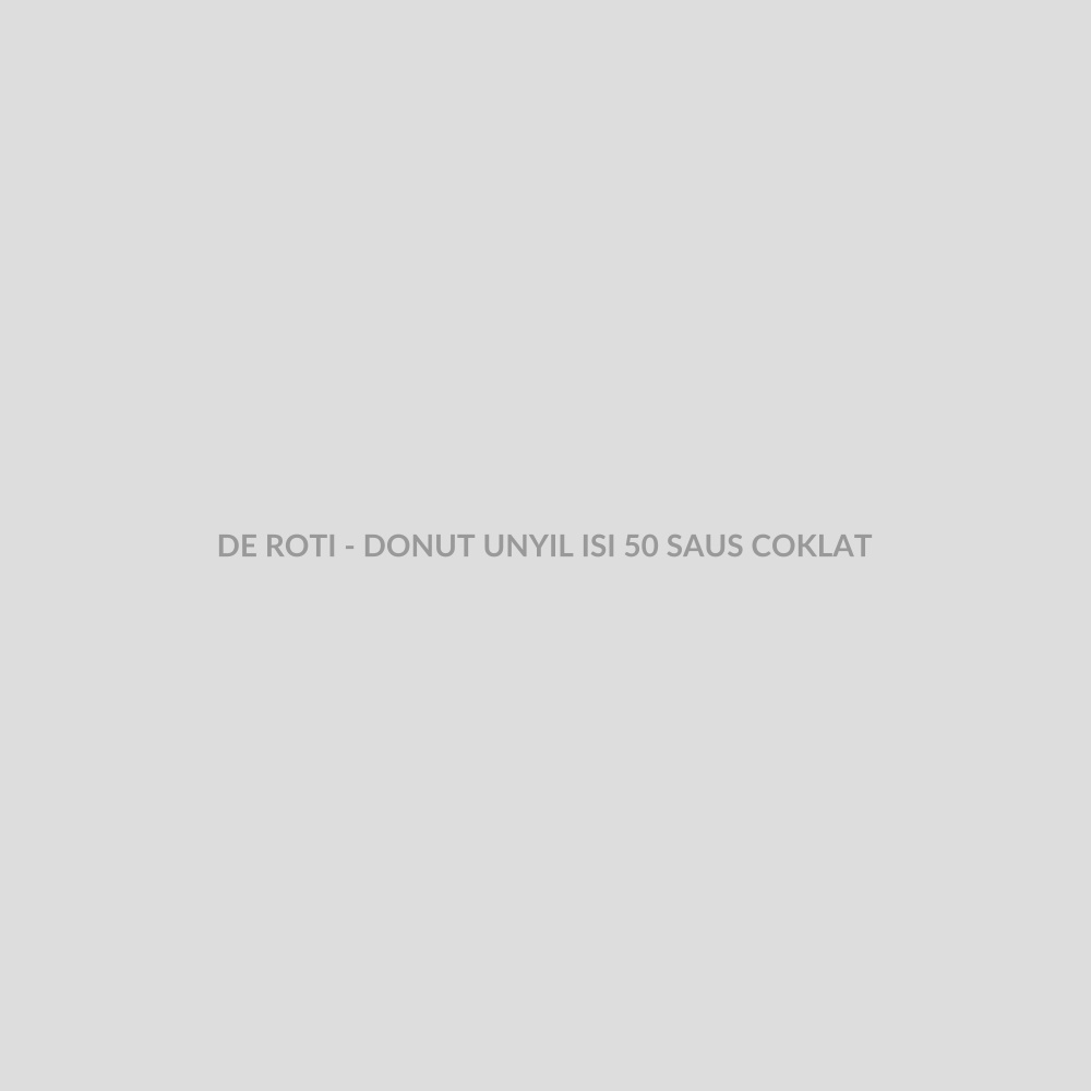 DE ROTI - DONUT UNYIL ISI 50 SAUS COKLAT + GULA