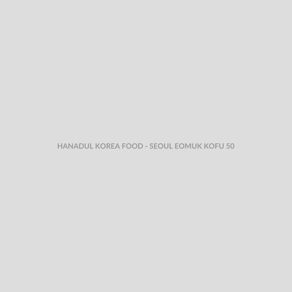 HANADUL KOREA FOOD - SEOUL EOMUK KOFU 500 GRAM ((Seoul Eomuk Odeng 500gr / Odeng Lembar / Odeng + Bumbu Odeng Halal / Makanan Korea / Cemilan Korea Halal / Odeng Kotak)