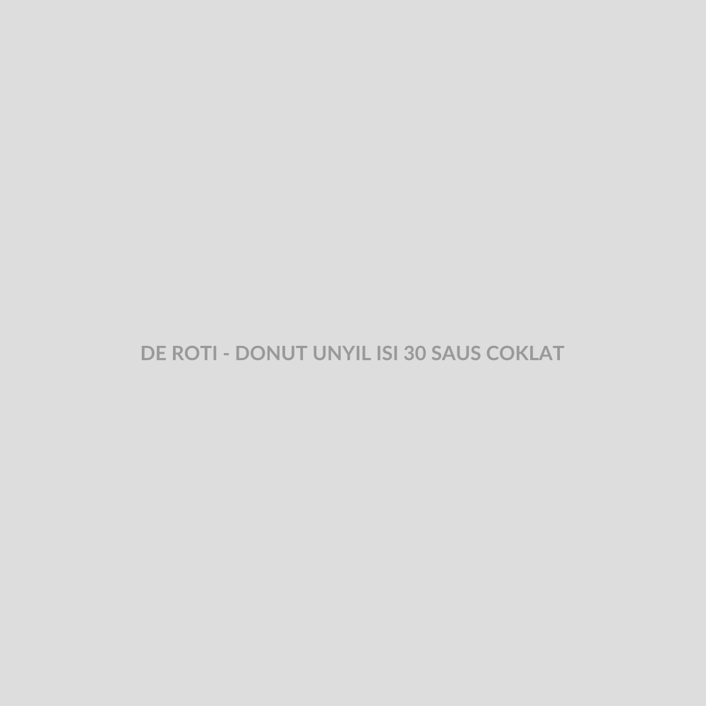 DE ROTI - DONUT UNYIL ISI 30 SAUS COKLAT + GULA