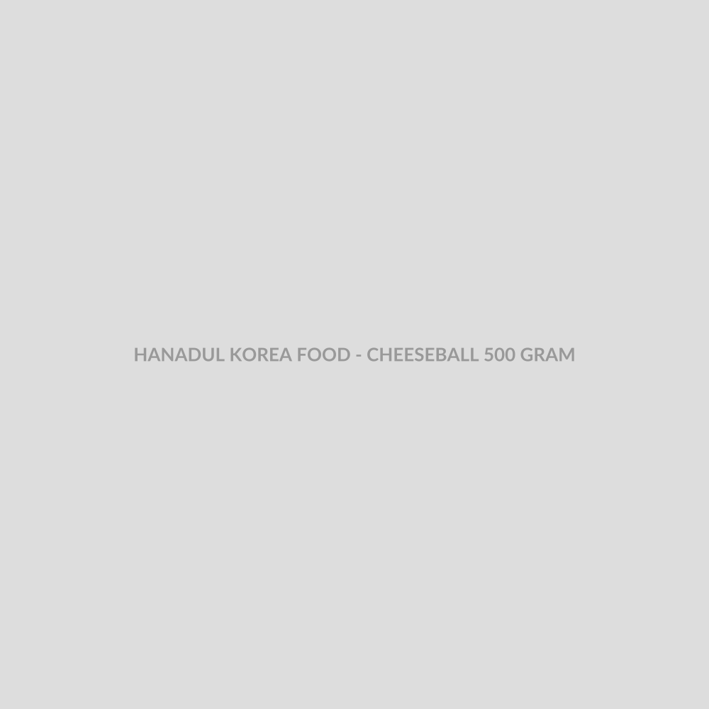 HANADUL KOREA FOOD - CHEESEBALL 500 GRAM ((Topokki Cheese Ball 500gr / Tteokpokki Goreng Keju Topokki / Tteokbokki Goreng Keju Frozen / Tteokbokki / Topokki / Topoki)