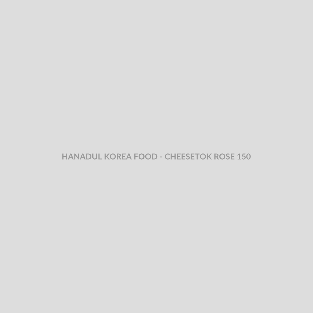 HANADUL KOREA FOOD - CHEESETOK ROSE 150 GRAM (Cheese Topokki rose 150gr /Include saus gochujang Tteokbokki / Topokki / Topoki keju / Toppoki ukuran 150gr/ Rice Cake)