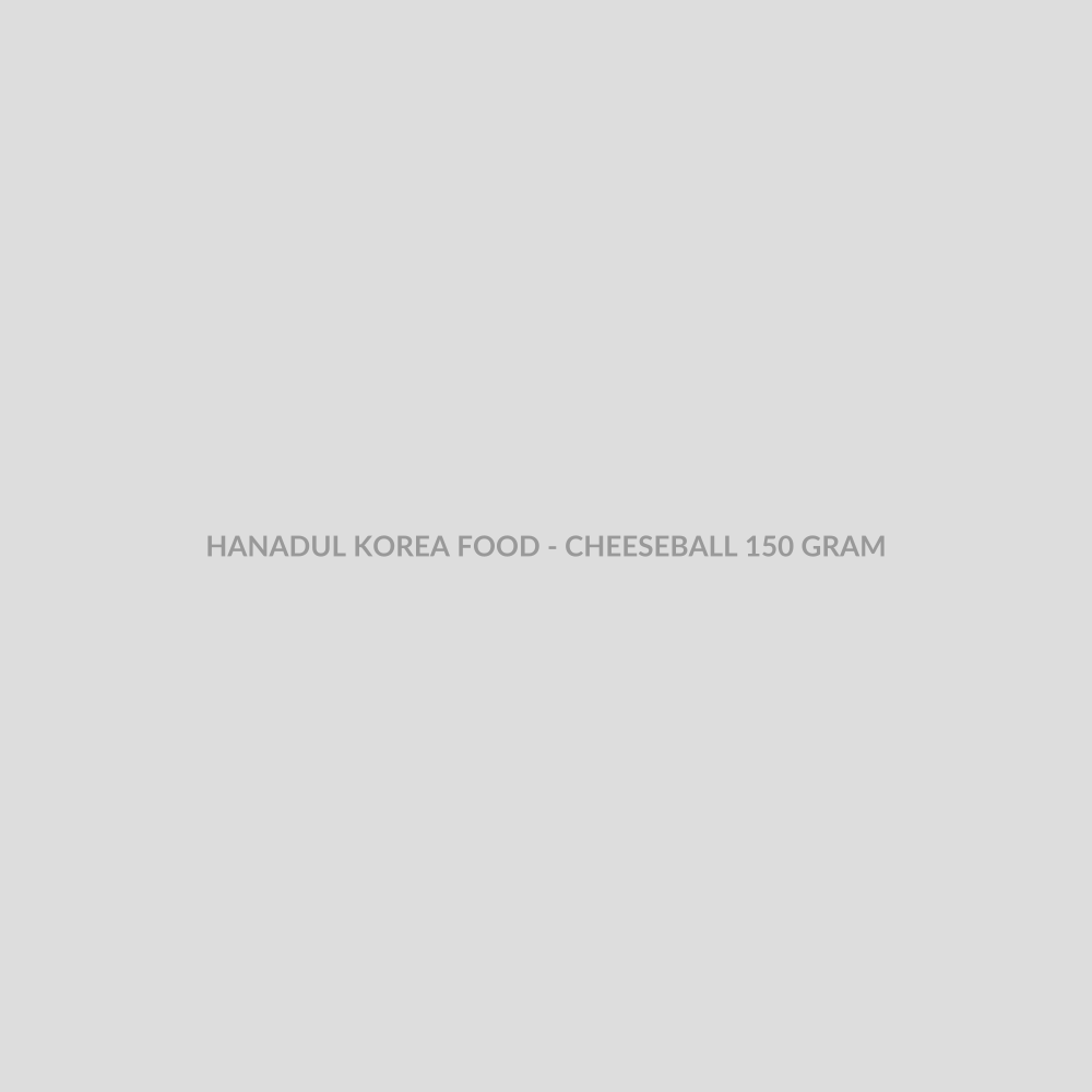 HANADUL KOREA FOOD - CHEESEBALL 150 GRAM (Topokki Cheese Ball 150gr / Tteokpokki Goreng Keju Topokki / Tteokbokki Goreng Keju Frozen / Tteokbokki / Topokki / Topoki)
