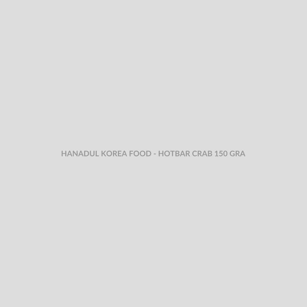 HANADUL KOREA FOOD - HOTBAR CRAB 150 GRAM (Premium Odeng Hotbar Isi Crab 150gr / Korean Fish Cake 1500gr / Hotbar Eomuk / Odeng Tusuk)